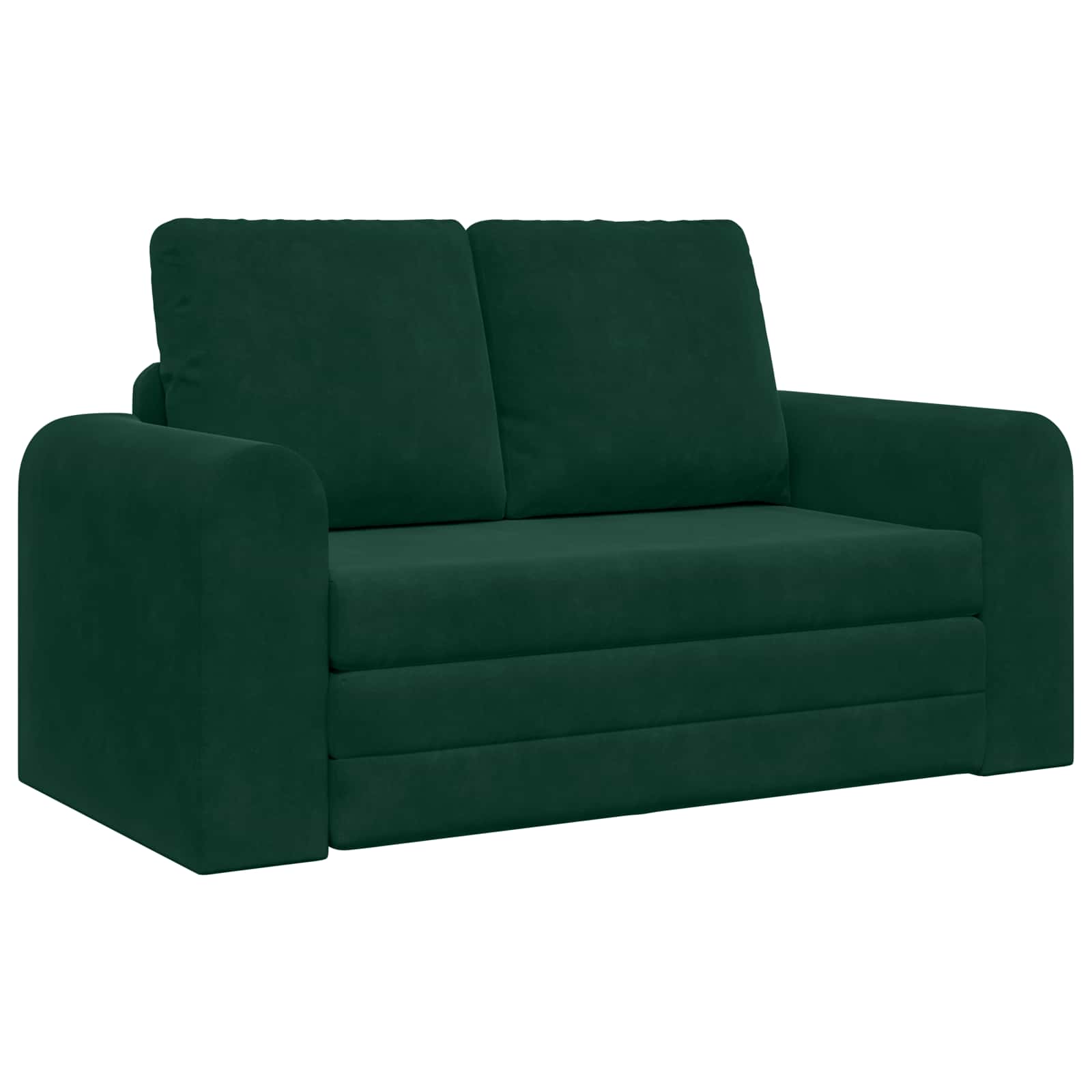 Schlafsofa Dunkelgrün 148 x 71 x 83 cm Samt