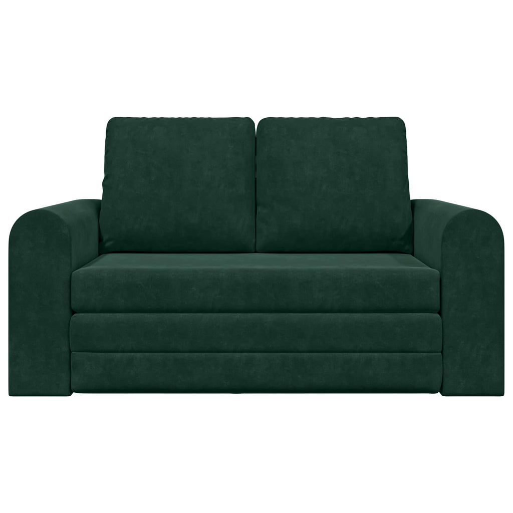 Schlafsofa Dunkelgrün 148 x 71 x 83 cm Samt