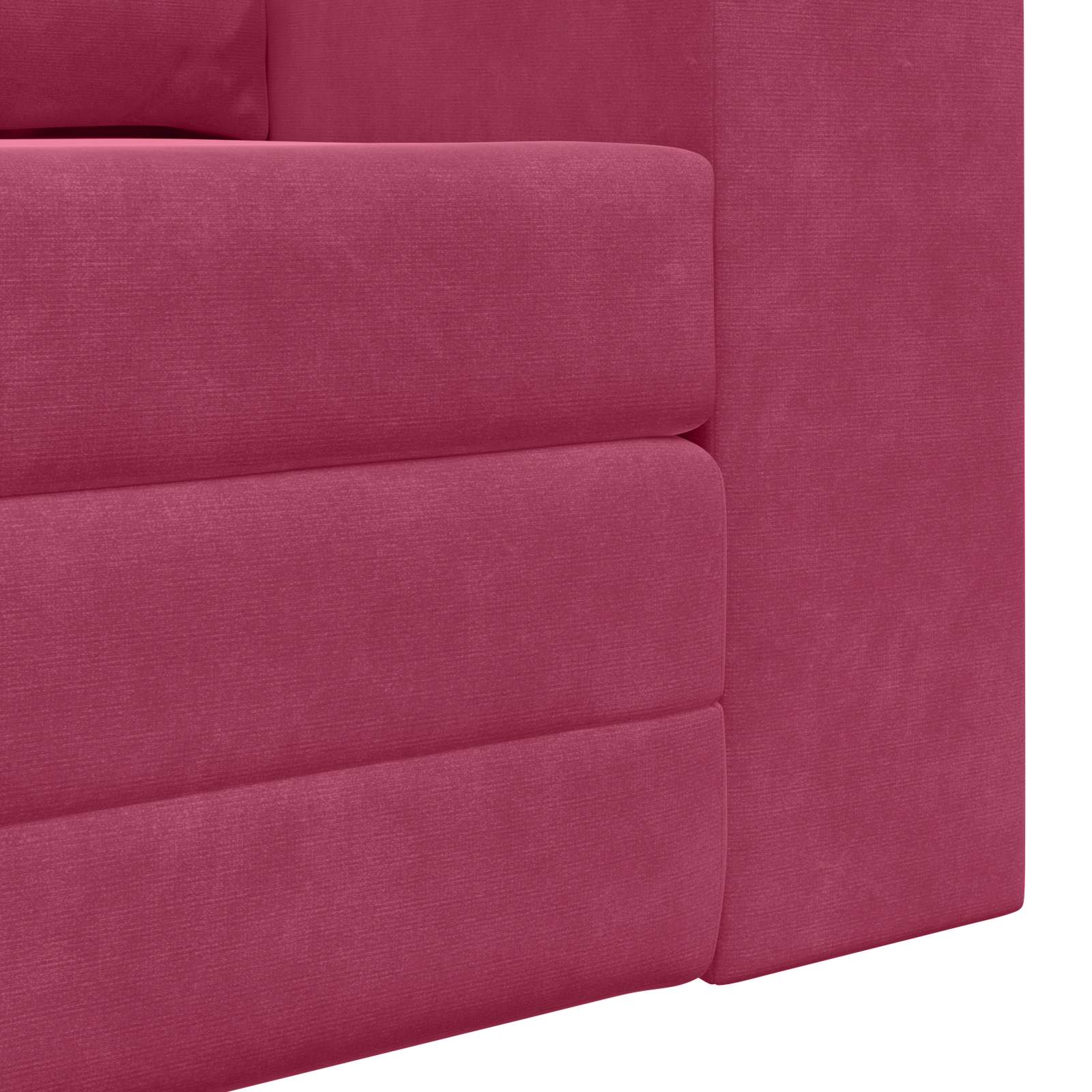 Schlafsofa Weinrot 148 x 71 x 83 cm Samt