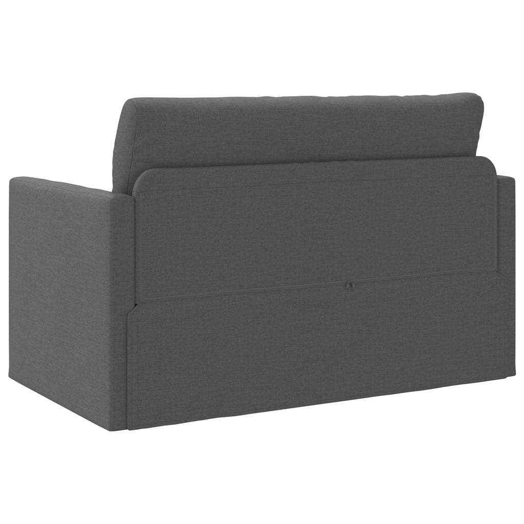 Schlafsofa 110cm Dunkelgrau Stoff