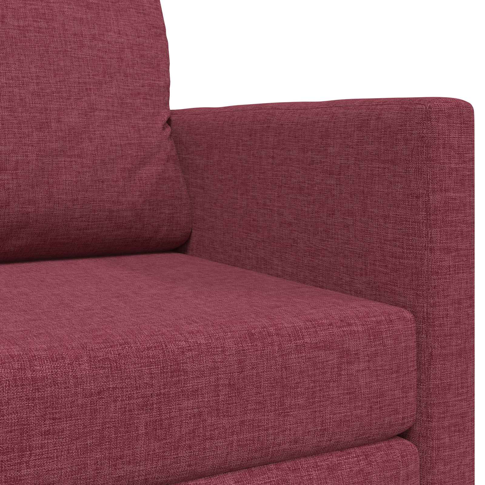 Schlafsofa 110cm Weinrot Stoff