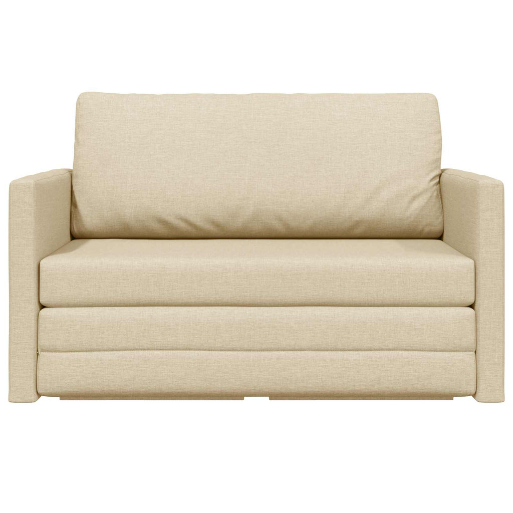 Schlafsofa 110cm Creme Stoff