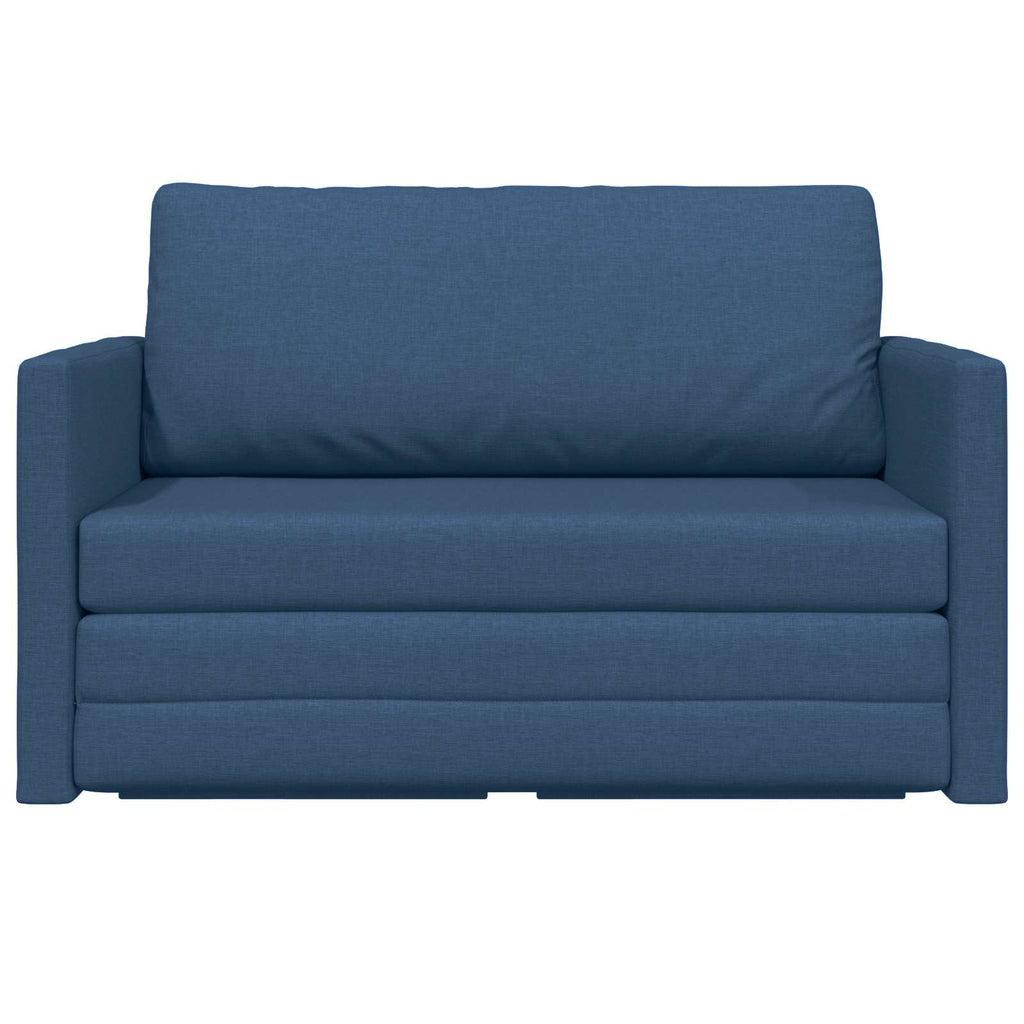 Schlafsofa 110cm Blau Stoff