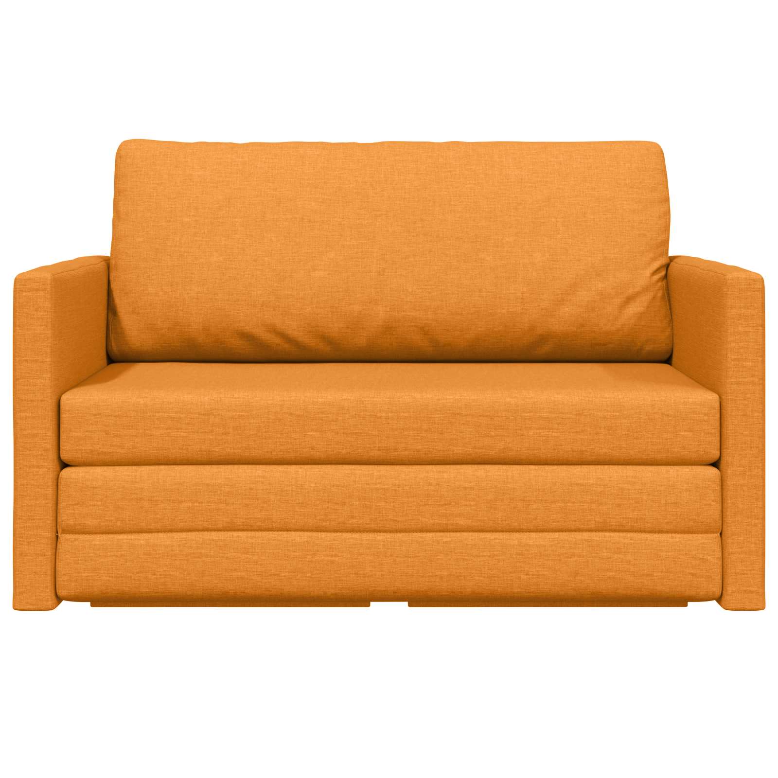Schlafsofa 110cm Dunkelgelb Stoff