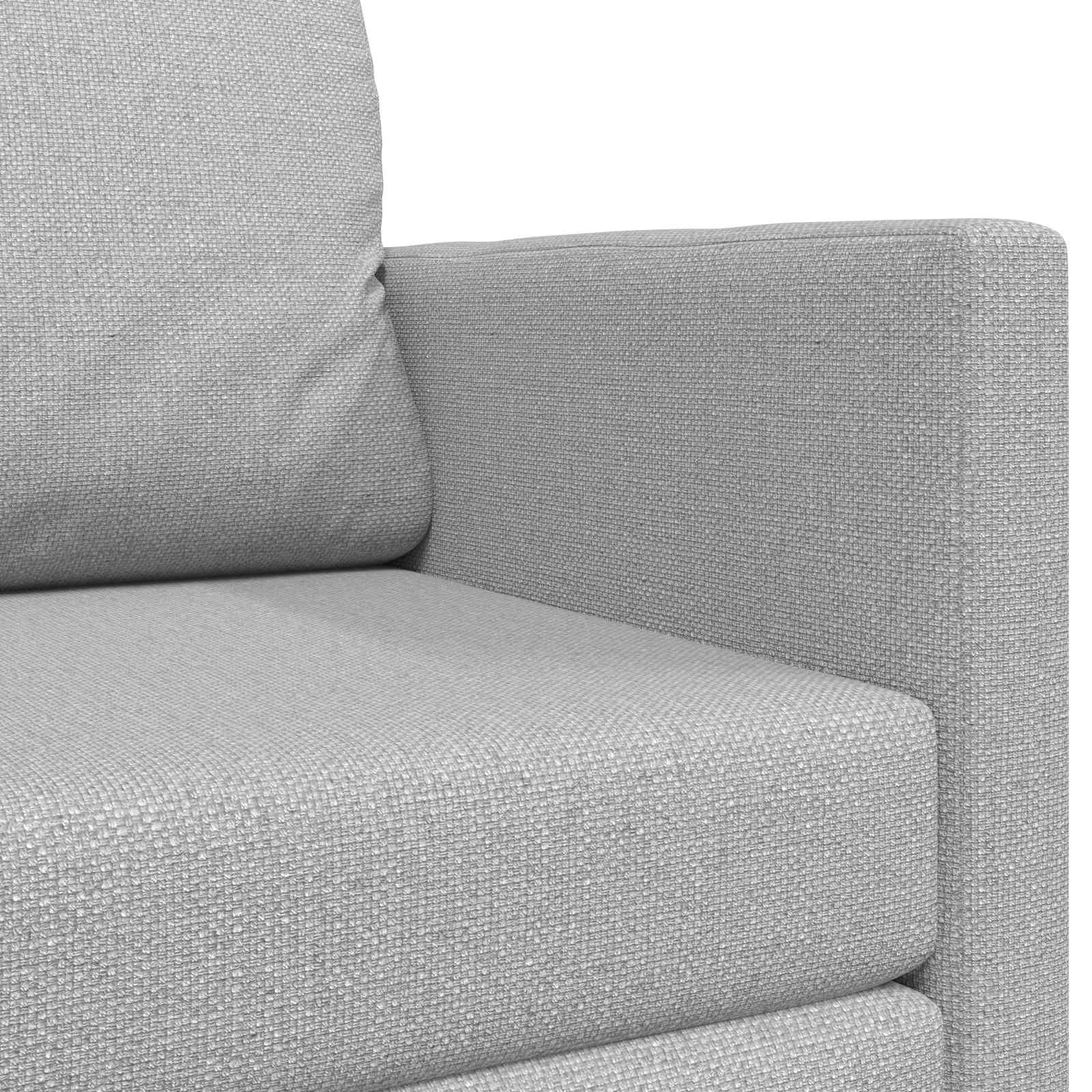 Schlafsofa Wolkengrau 124 x 71 x 78 cm Stoff