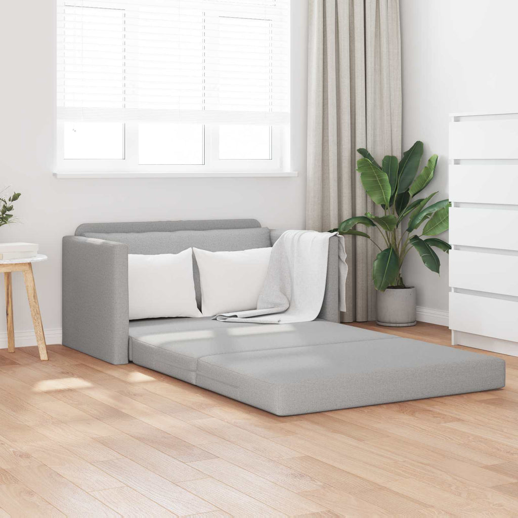 Schlafsofa Wolkengrau 124 x 71 x 78 cm Stoff