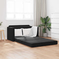 Schlafsofa Schwarz 124 x 71 x 78 cm Samt