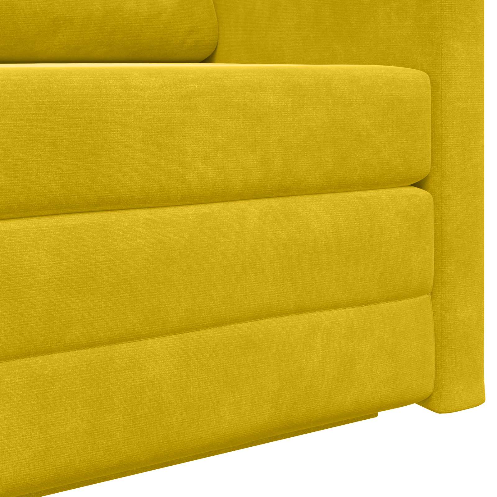 Schlafsofa Sonnenblumen Gelb 124 x 71 x 78 cm Samt