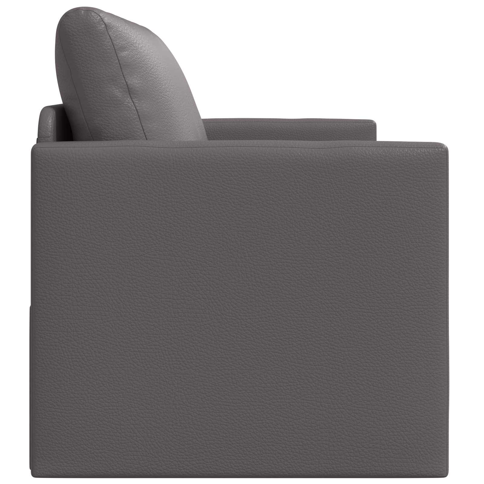 Schlafsofa Grau 124 x 71 x 78 cm Kunstleder