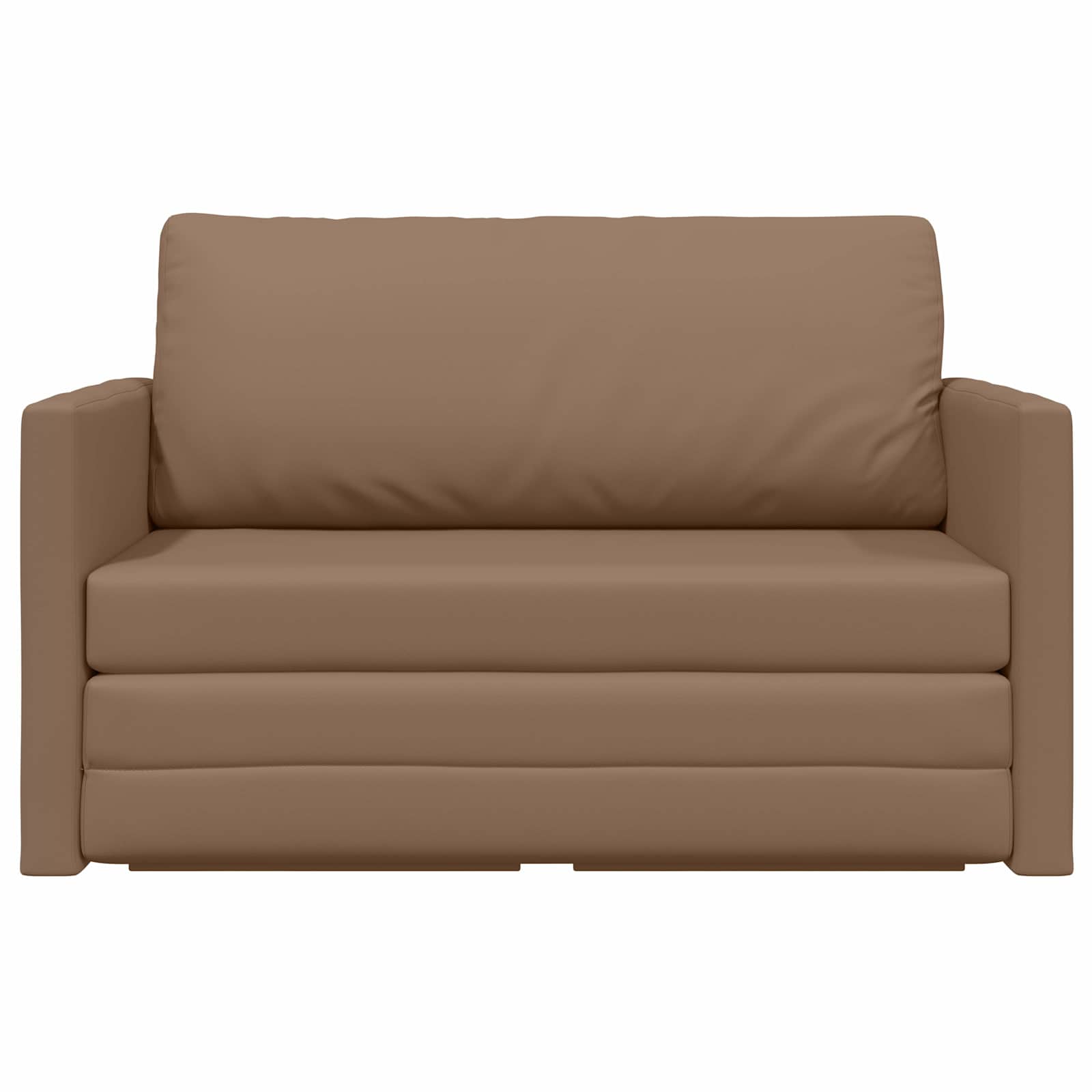 Schlafsofa Cappuccino 124 x 71 x 78 cm Kunstleder
