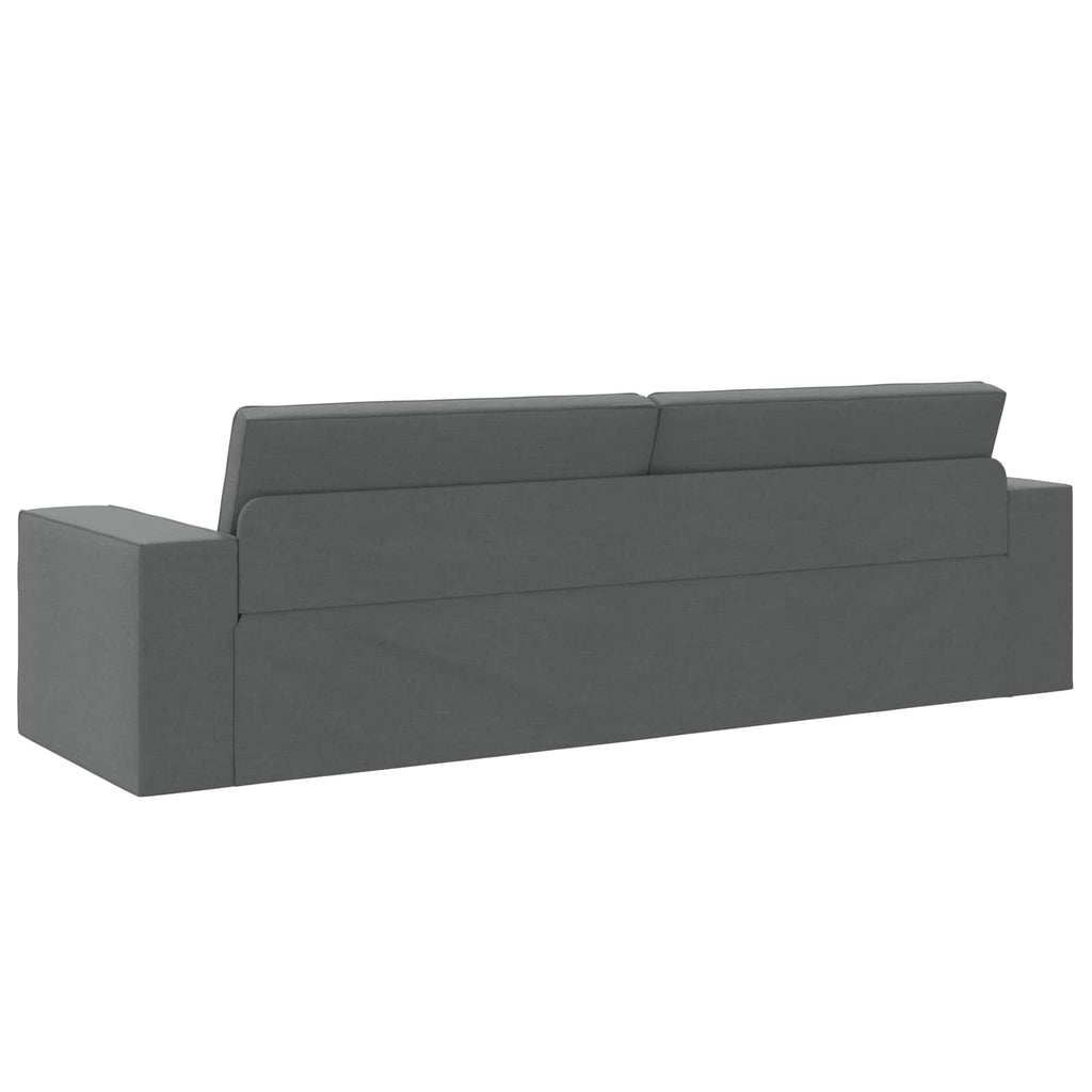 Schlafsofa Dunkelgrau 245 x 78 x 77 cm Stoff