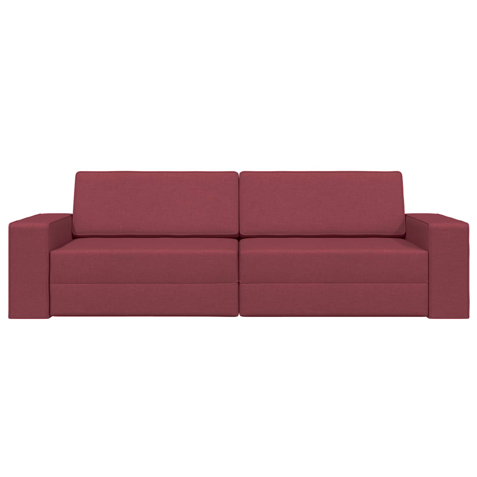 Schlafsofa Weinrot 245 x 78 x 77 cm Stoff