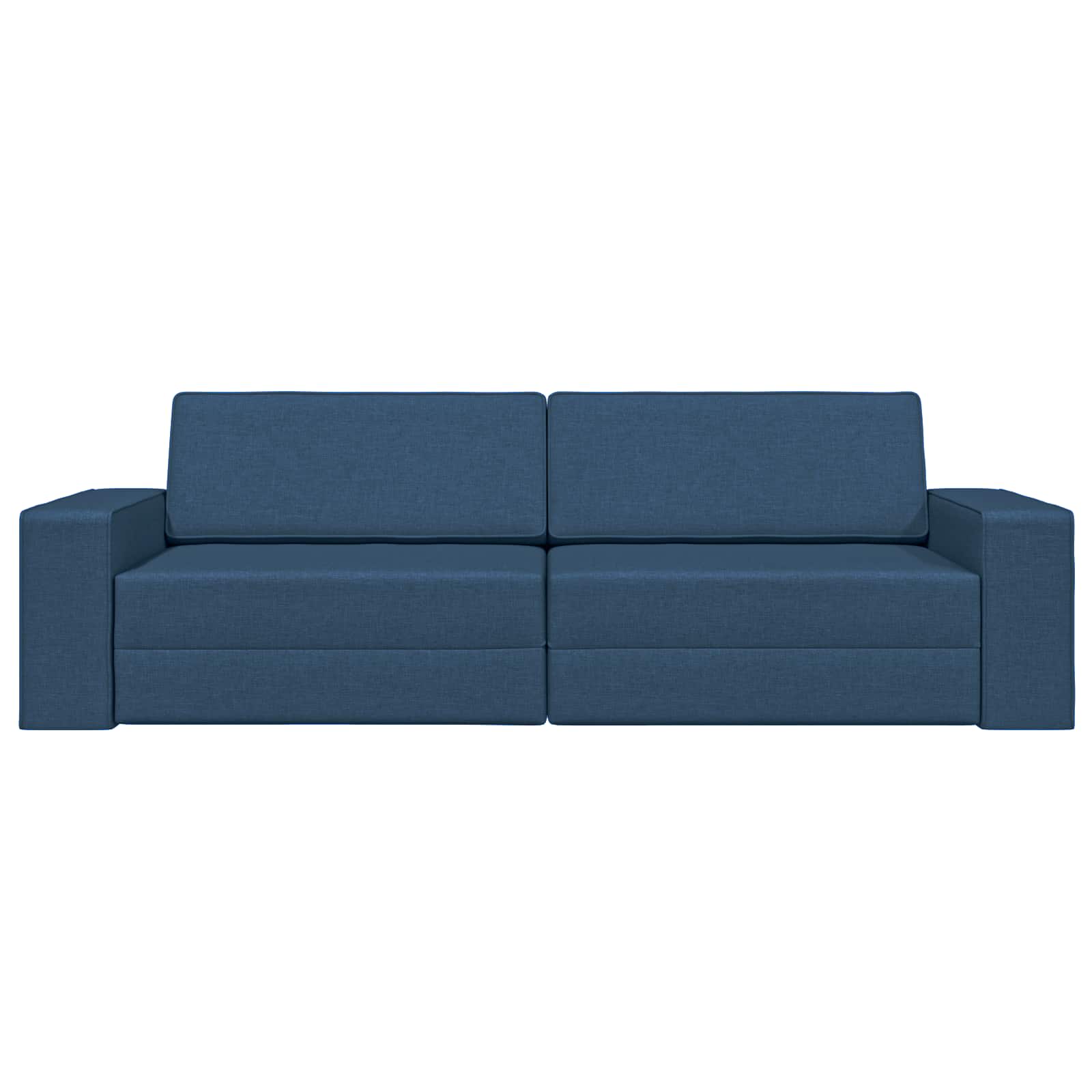 Schlafsofa Marineblau 245 x 78 x 77 cm Stoff