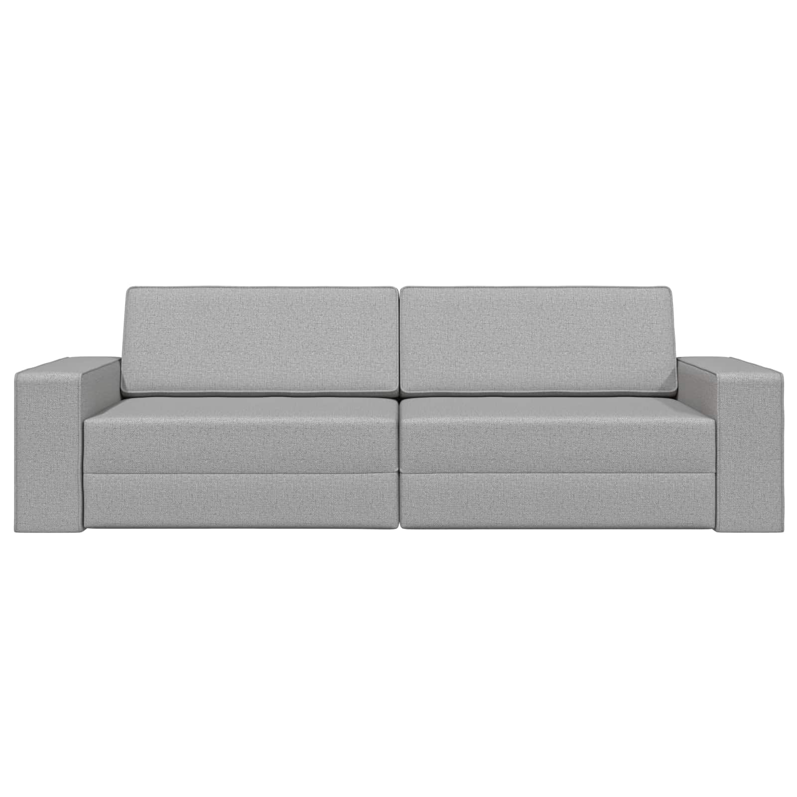Schlafsofa Wolkengrau 245 x 78 x 77 cm Stoff