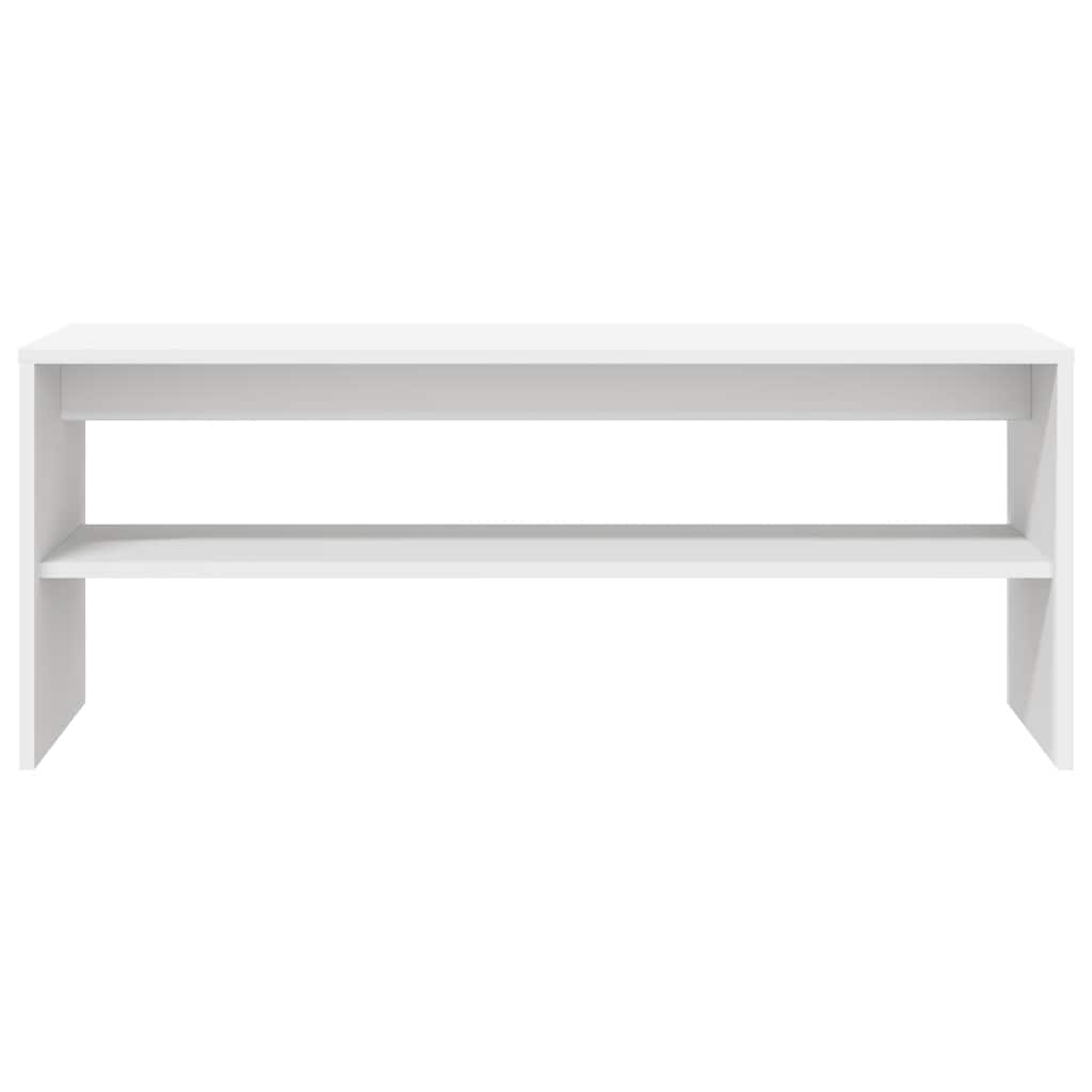 TV-Schrank Weiß 100x40x40 cm Holzwerkstoff