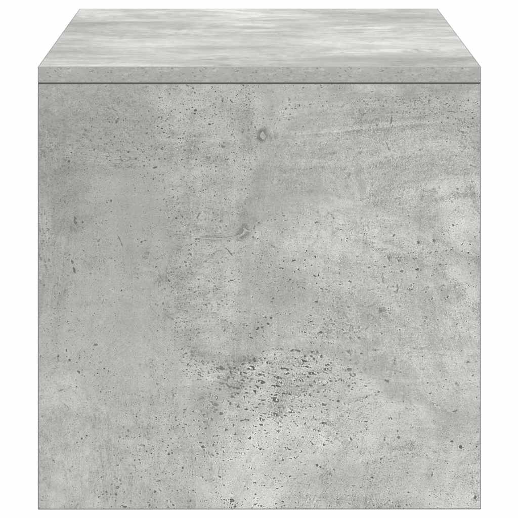 TV-Schrank Betongrau 100x40x40 cm Holzwerkstoff