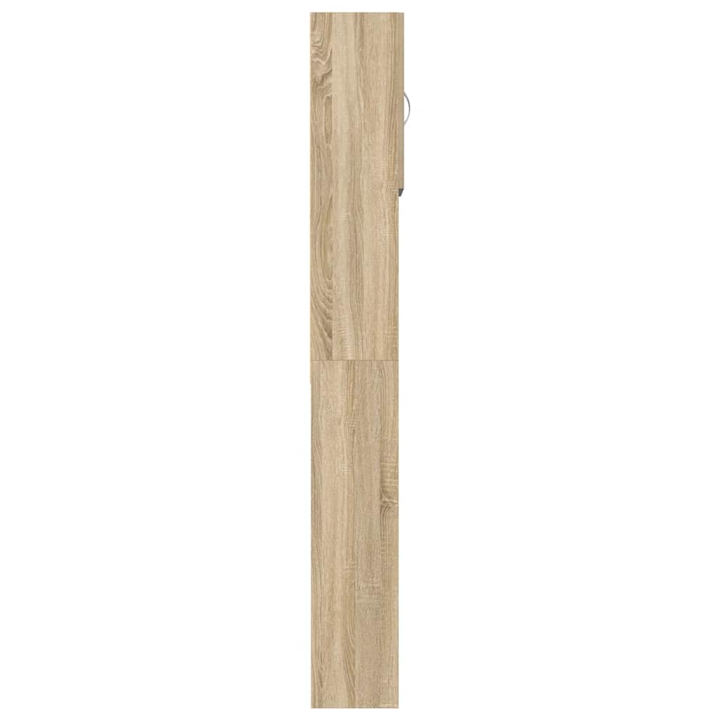 Waschmaschinenregal Sonoma-Eiche 64x24x190 cm Holzwerkstoff