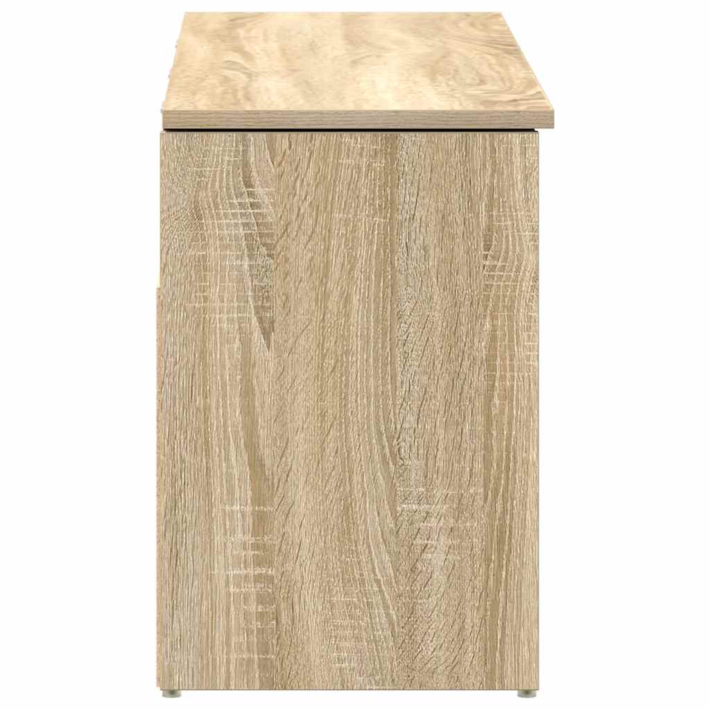 Schuhbank Sonoma-Eiche 102x30,5x45 cm Holzwerkstoff