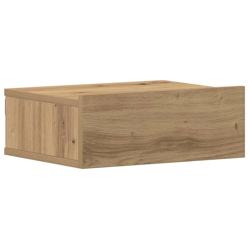 Nachttisch Hängend Artisan-Eiche 40x32x15 cm Holzwerkstoff