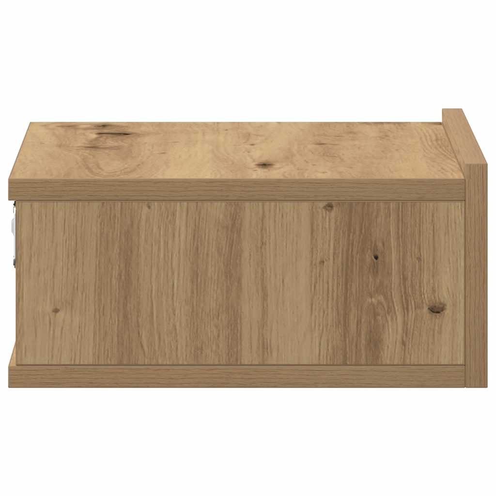 Nachttisch Hängend Artisan-Eiche 40x32x15 cm Holzwerkstoff