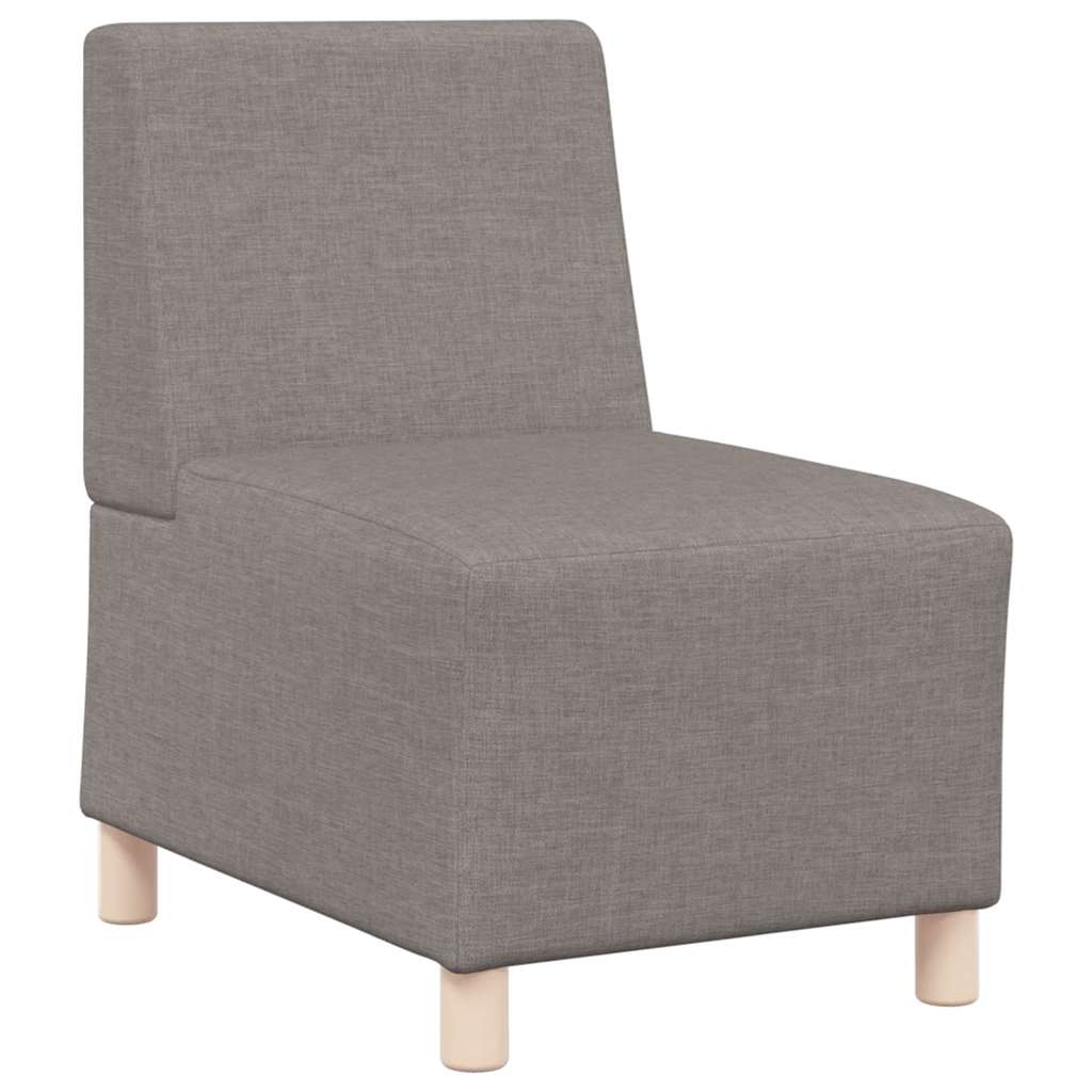 Modulares Sofa ohne Armlehnen Beige 55 cm Stoff