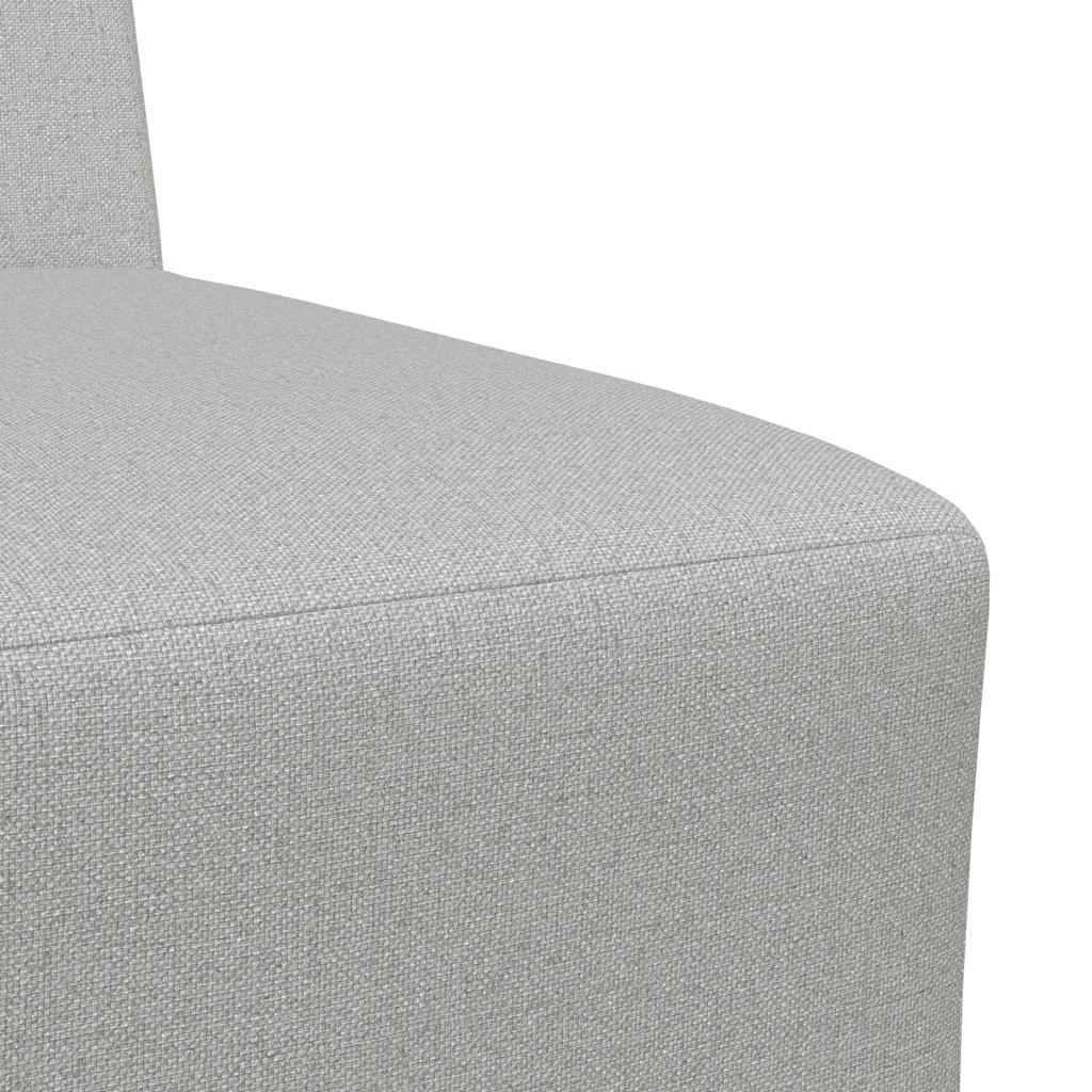 Modulares Sofa ohne Armlehnen Himmelgrau 55 cm Stoff