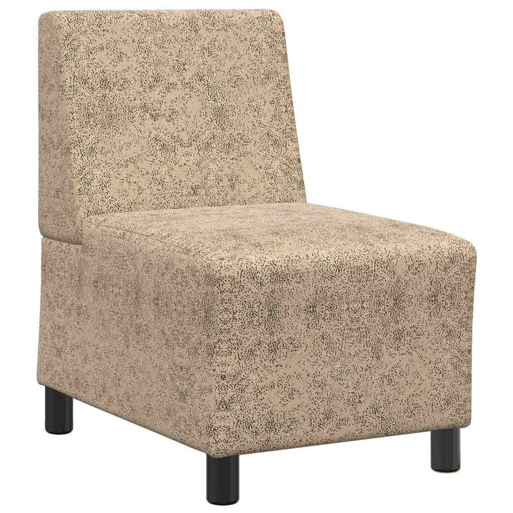 Modulares Armfreies Sofa Hellgrau 55 x 74 x 82 cm