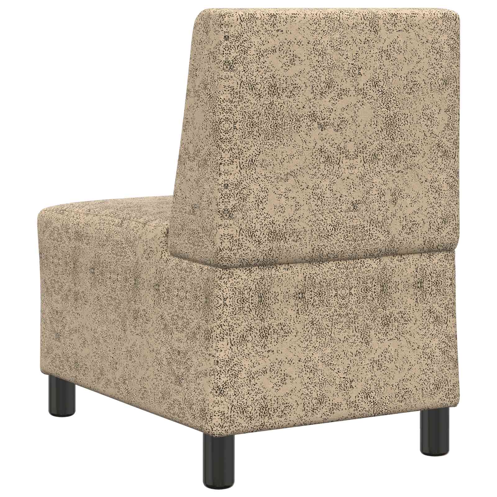 Modulares Armfreies Sofa Hellgrau 55 x 74 x 82 cm