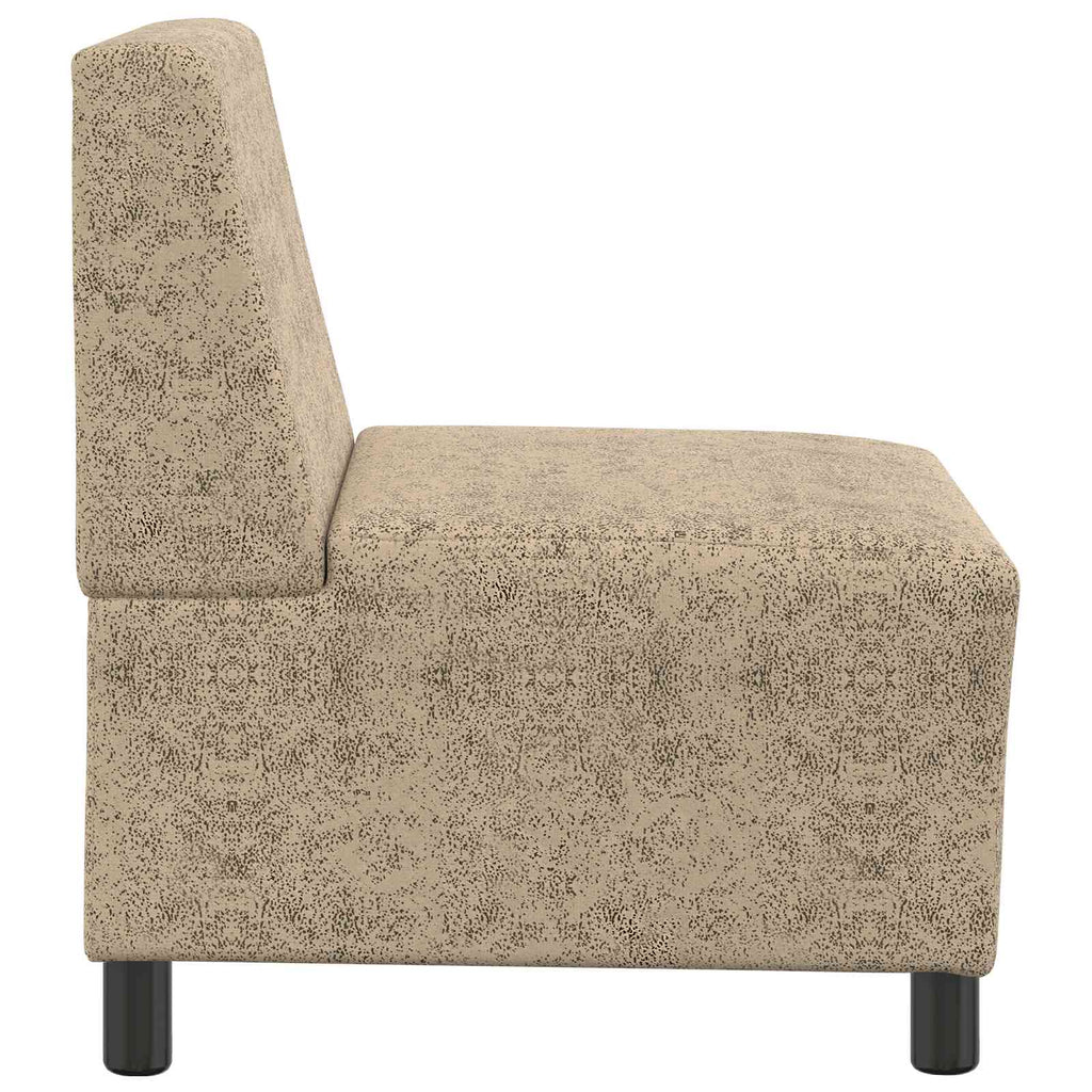 Modulares Armfreies Sofa Hellgrau 55 x 74 x 82 cm