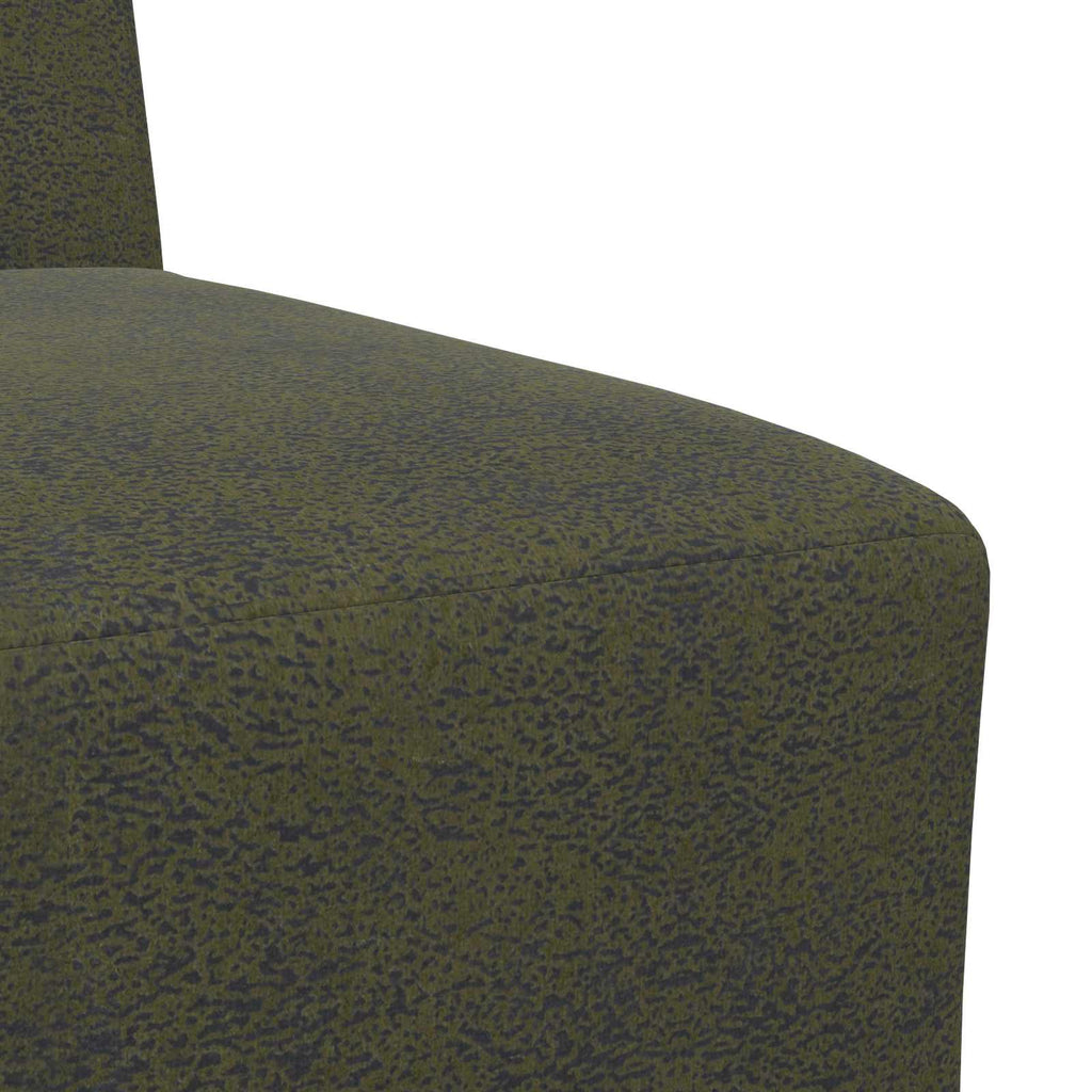 Modulares Armfreies Sofa Olivegrün 55 x 74 x 82 cm