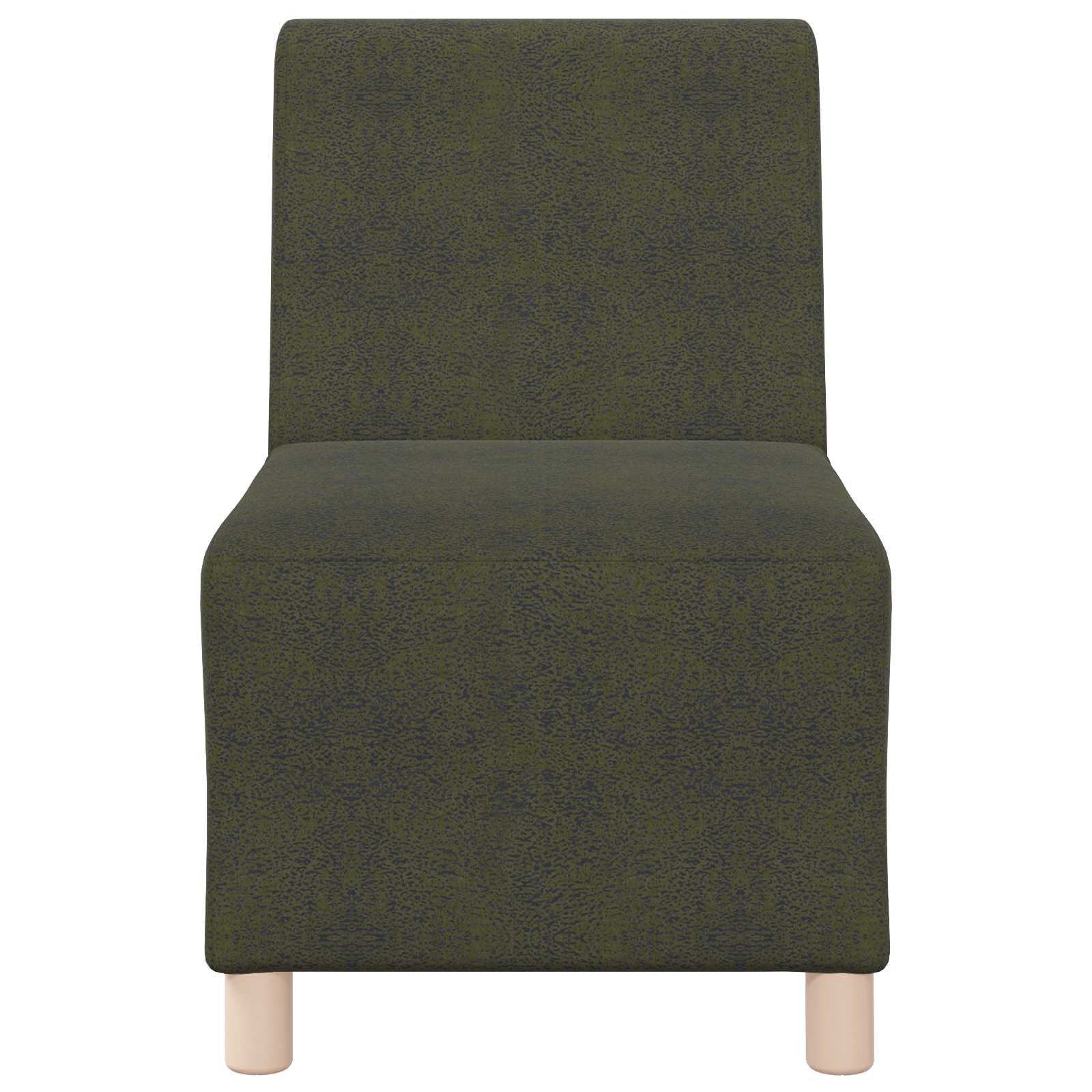 Modulares Armfreies Sofa Olivegrün 55 x 74 x 82 cm