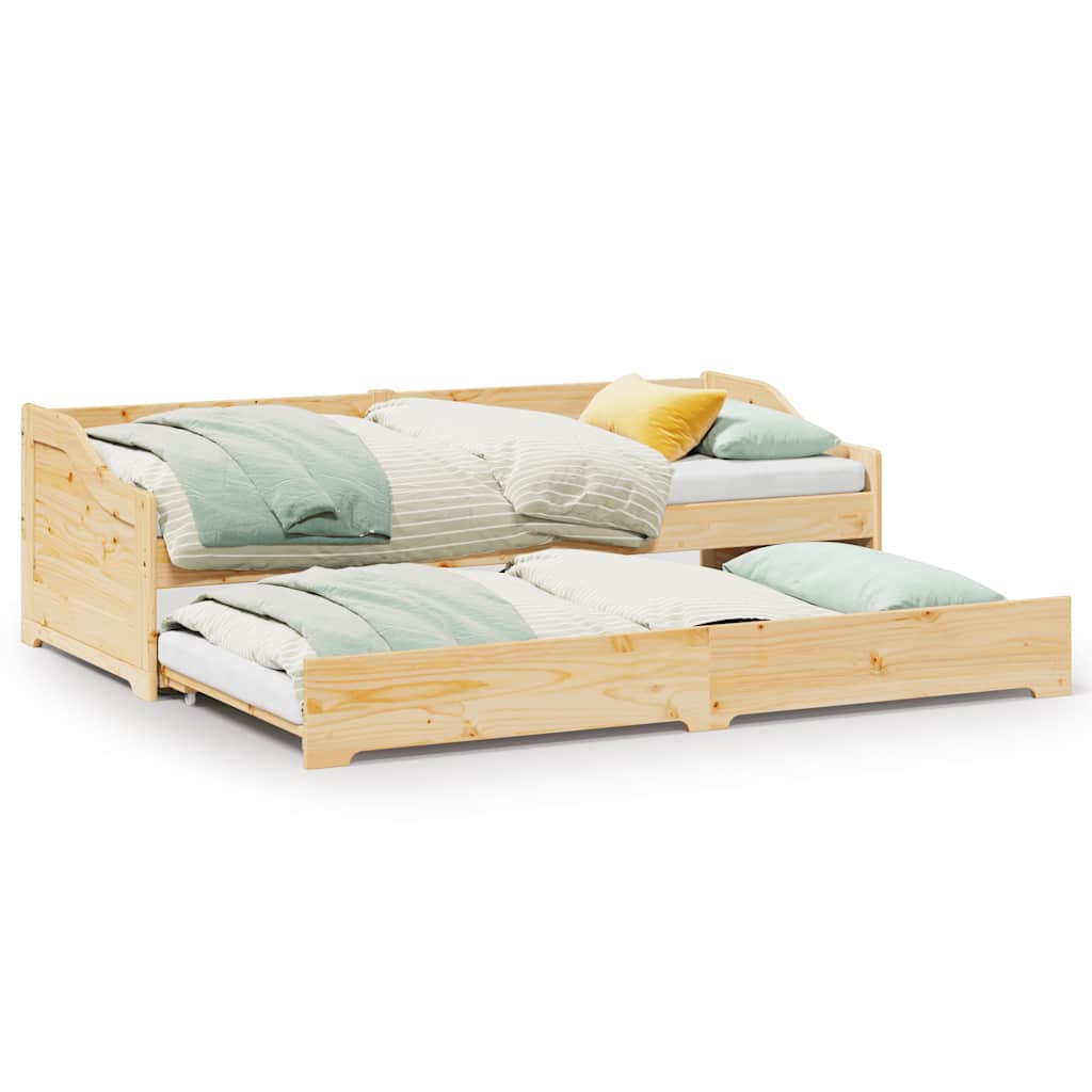 Tagesbett Ausziehbar ohne Matratze IRUN 90x200cm