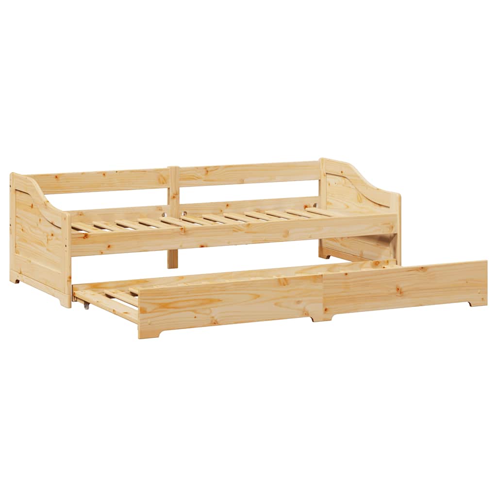 Tagesbett Ausziehbar ohne Matratze IRUN 90x200cm