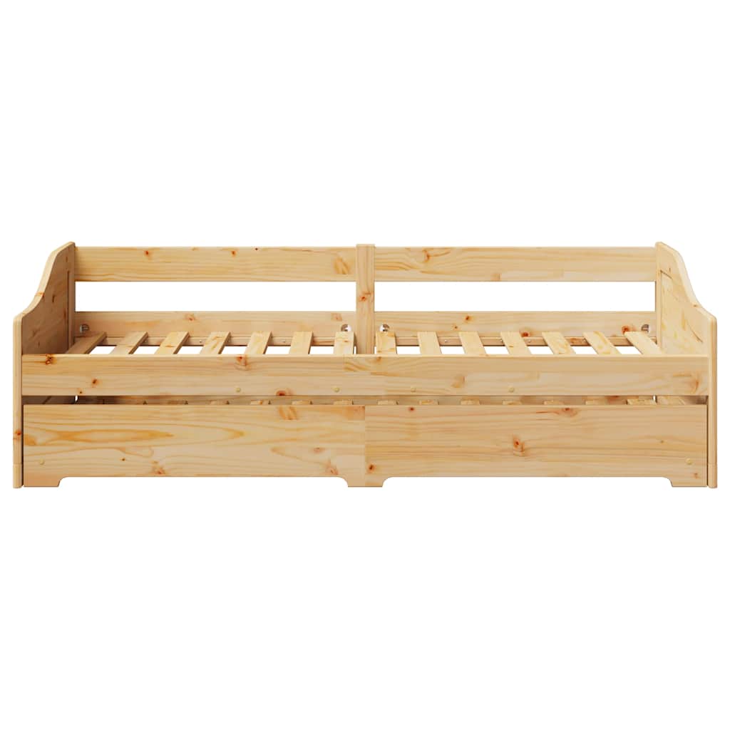 Tagesbett Ausziehbar ohne Matratze IRUN 90x200cm