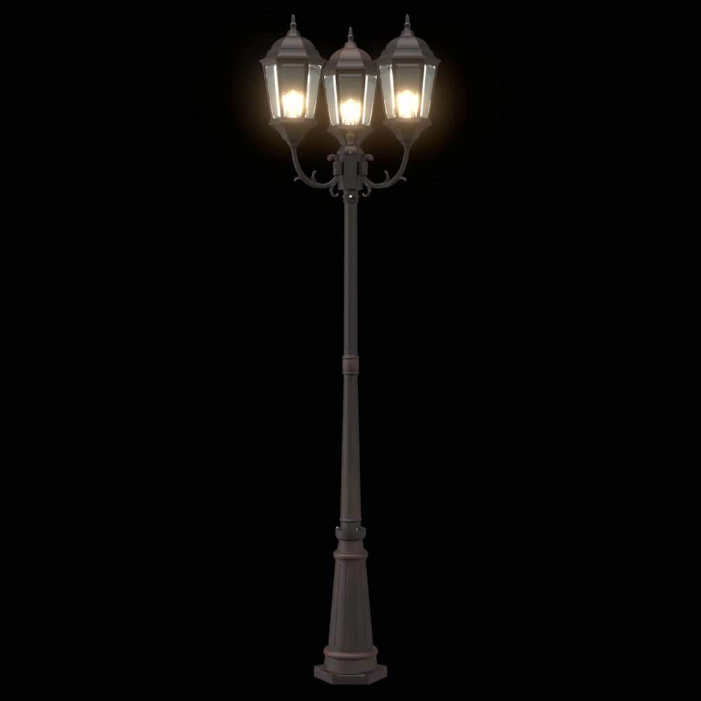Garten-Licht Bronze 61 x 53 x 235 cm Aluminium und Glas