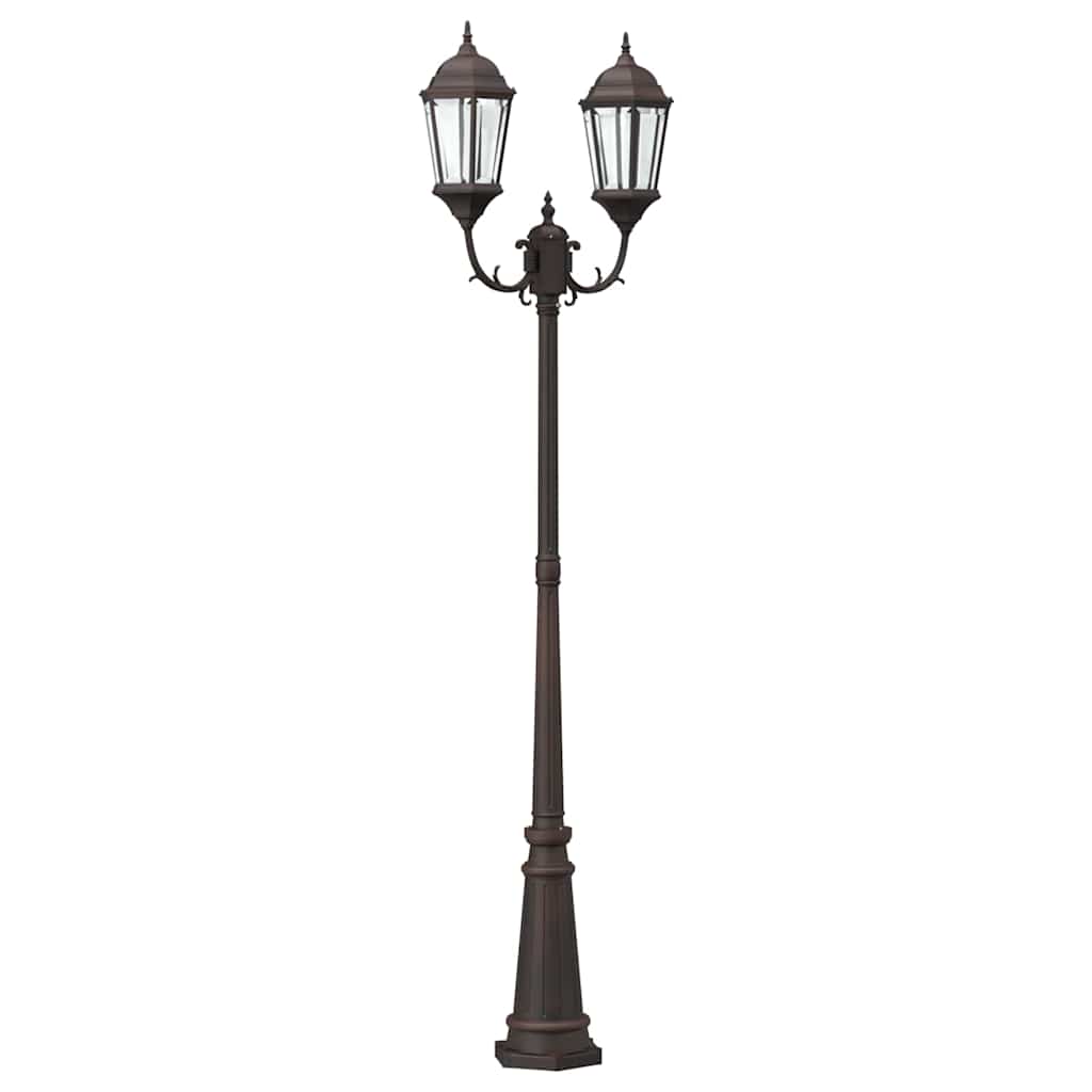Garten-Licht Bronze 68 x 20 x 235 cm Aluminium und Glas