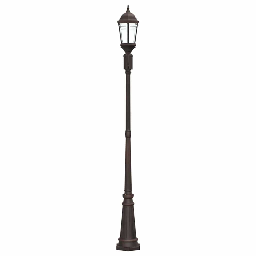 Garten-Licht Bronze 68 x 20 x 235 cm Aluminium und Glas