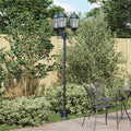 Garten-Licht Vintage gebürstetes Grün 57 x 49 x 241 cm