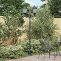 Garten-Licht Vintage gebürstetes Grün 68 x 20 x 235 cm