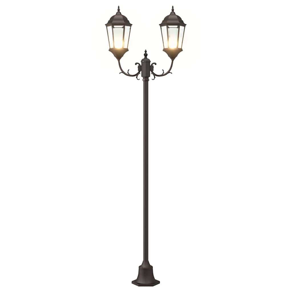 Garten-Licht Bronze 68 x 20 x 235 cm Aluminium und Glas
