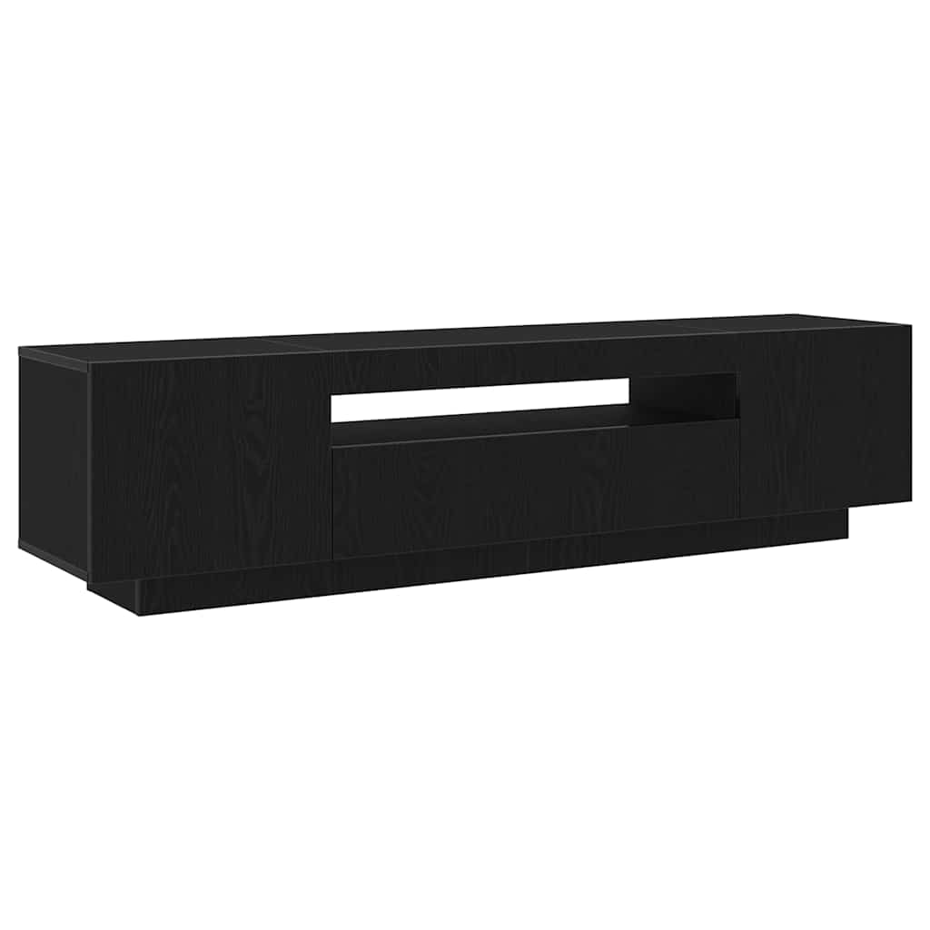 TV-Schränk Schwarz 160 x 35 x 40 cm Holzwerkstoff