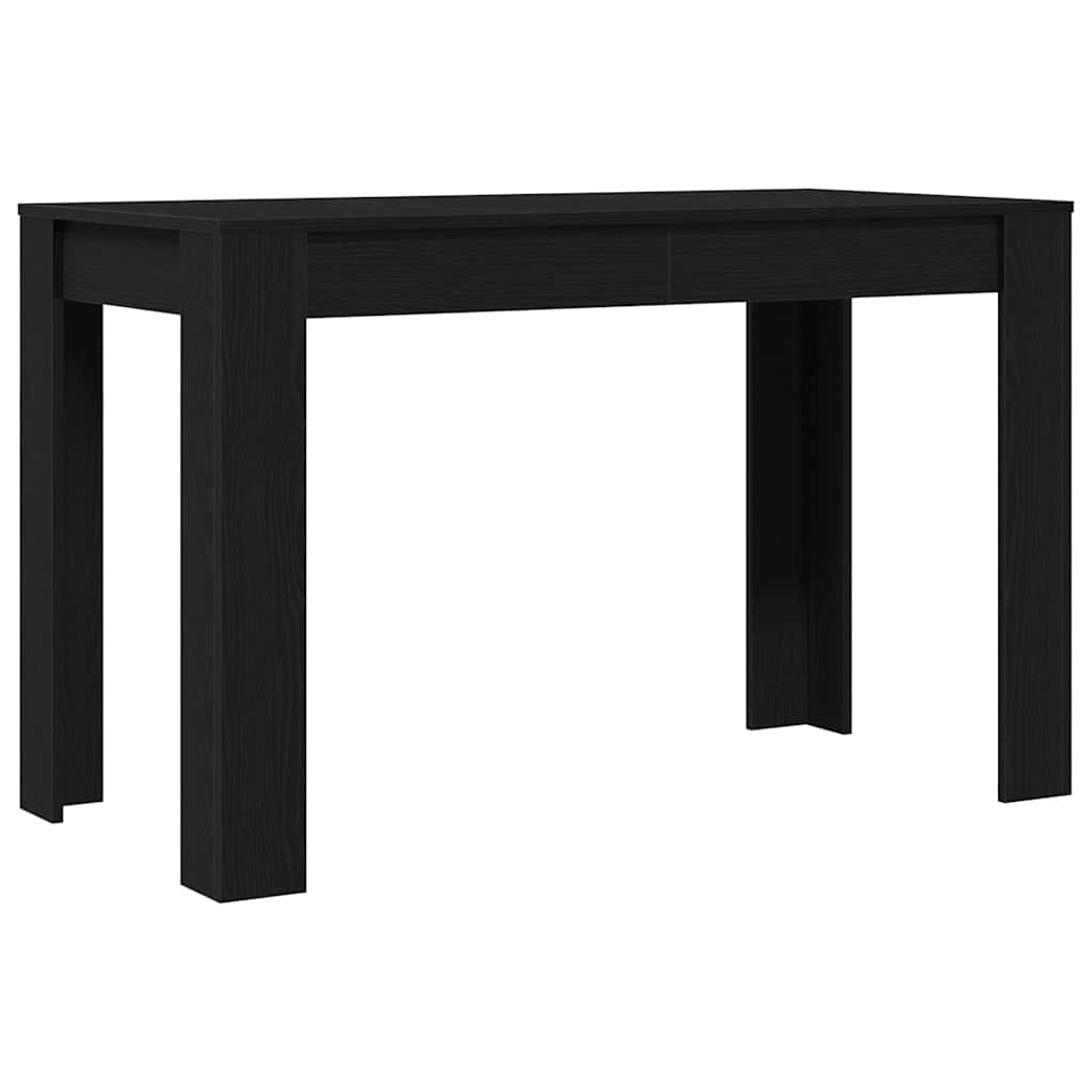 Esstisch Schwarz Eichen-Optik 120x60x76 cm Holzwerkstoff