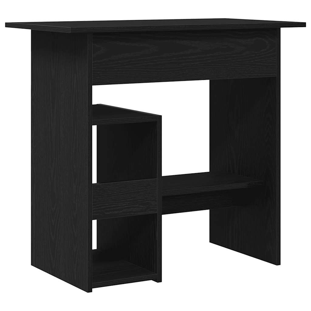 Schreibtisch Schwarz Eichen-Optik 80x45x74 cm Holzwerkstoff