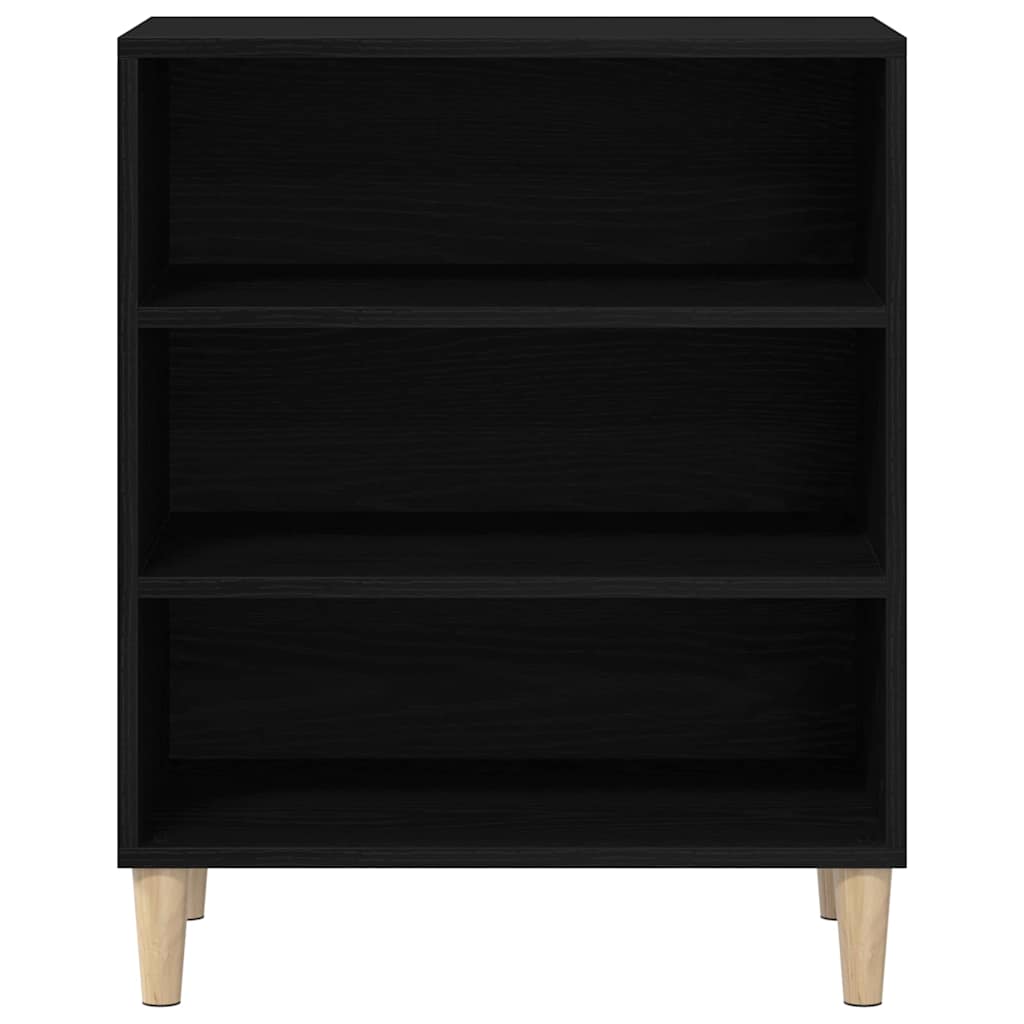 Sideboard Schwarz Eichen-Optik 57 x 35 x 70 cm Holzwerkstoff