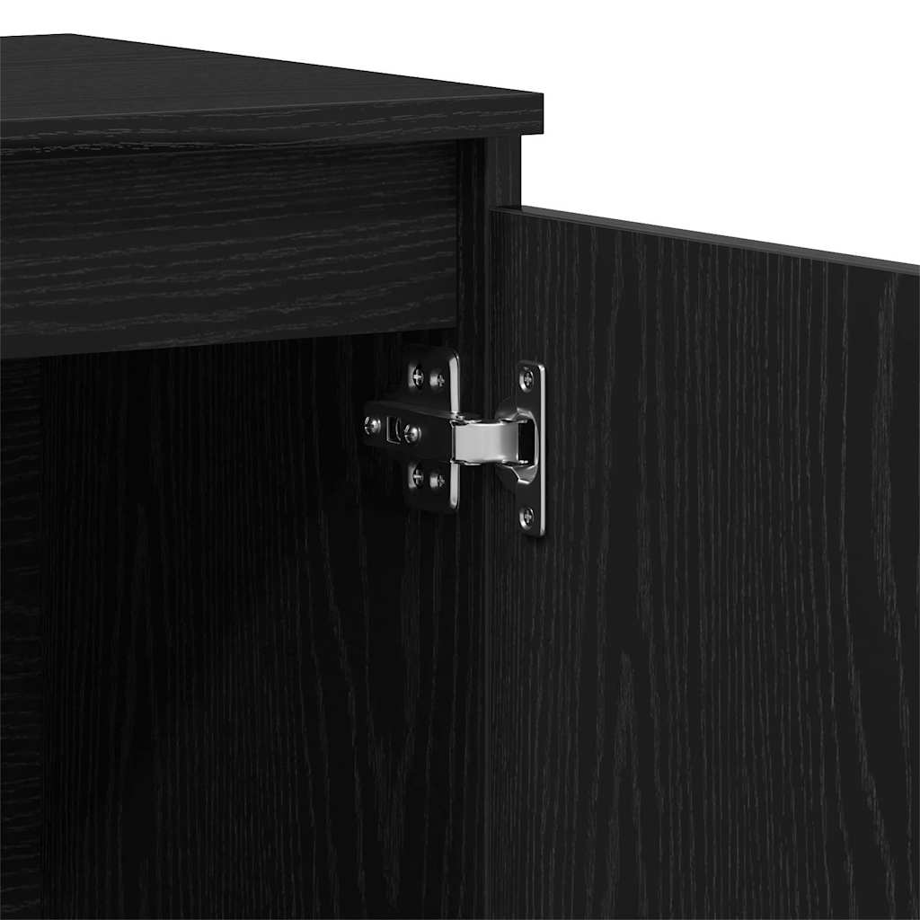 Sideboard mit Schubladen Schwarz 102 x 35 x 60 cm Holzwerkstoff