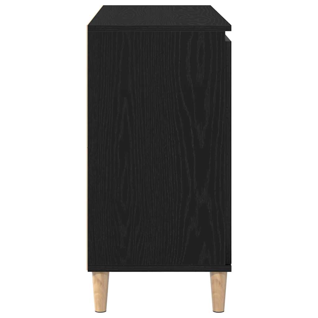 Sideboard mit Schubladen Schwarz 102 x 35 x 60 cm Holzwerkstoff