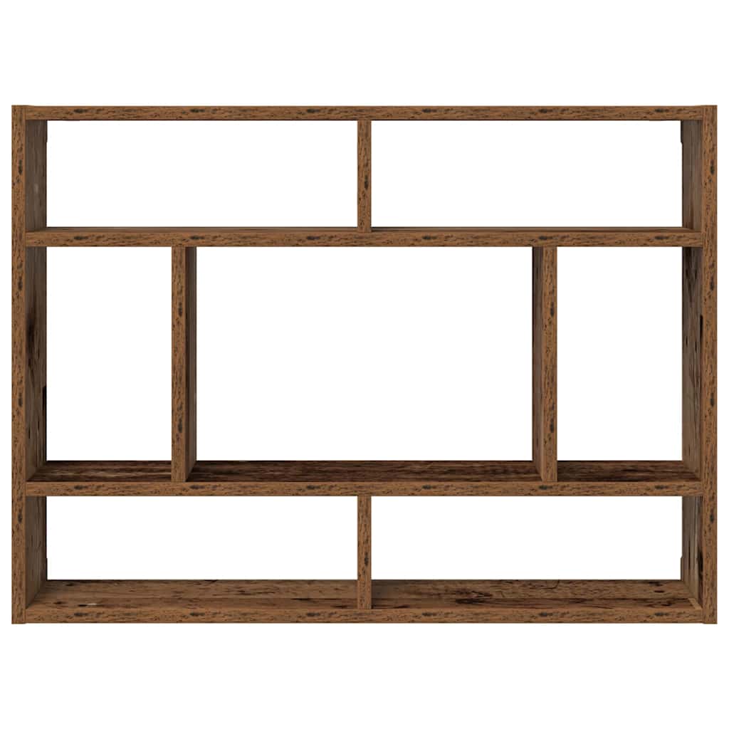Wandregal Altholz-Optik 75x16x55 cm Holzwerkstoff