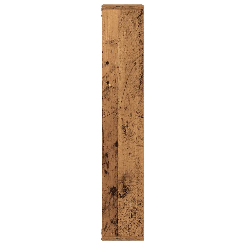 Wandregal Altholz-Optik 36x16x90 cm Holzwerkstoff