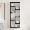 Wandregal Schwarze Eiche 36 x 16 x 90 cm Holzwerkstoff