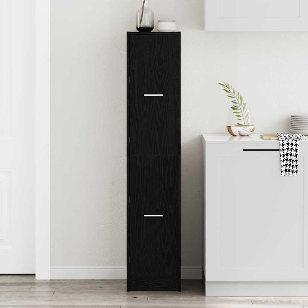 Apothekerschrank Schwarze Eiche 30 x 41 x 144,5 cm Holzwerkstoff